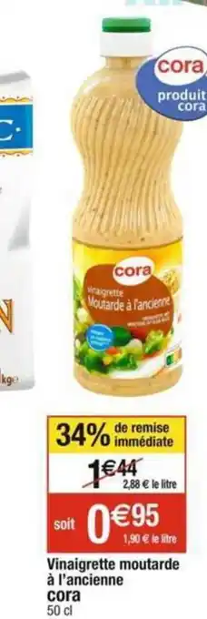 Cora x Carrefour Vinaigrette Moutarde à l'ancienne offre