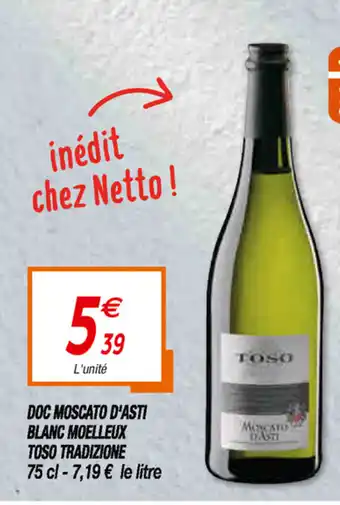 Doc Moscato D'asti Blanc Moelleux Toso Tradizione