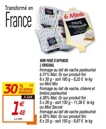Netto Mini Pavè D'Affinois L'original offre