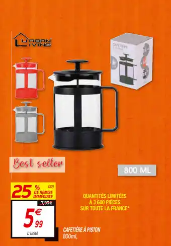 Netto Cafetière a Piston offre