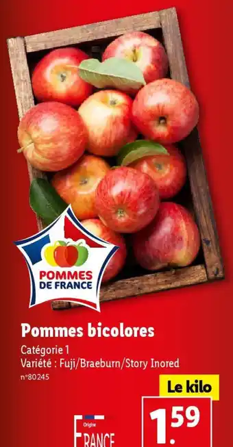 Lidl Pommes bicolores offre