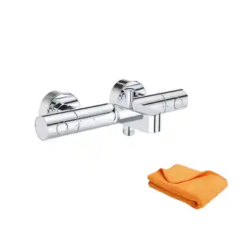 Brico Cash Mitigeur de bain douche thermostatique grohe quickfix precision get + microfibre offre
