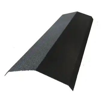 Brico Cash Faîtière 920 mm pour panneau tuile facile en acier galvanisé aspect granulé minéral gris anthracite mat, l : 920 mm offre