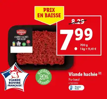 Lidl Viande hachée (2) offre