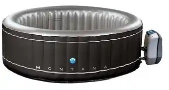 Bricomarché Spa gonflable rond montana - noir - 4 places offre