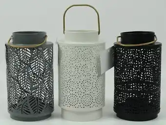 Bricomarché Lanterne avec découpe - métal offre