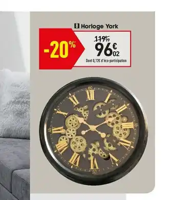 Conforama Horloge York offre