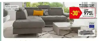 Conforama Canapè D'angle Convertible Ally 2 offre