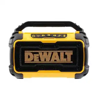 Bricomarché Enceinte bluetooth dewalt dcr011-xj compatible avec les batteries xr 10.8v / 18v / 54v li-ion offre