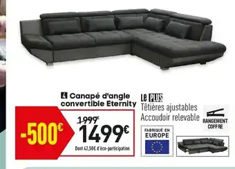 Conforama Canapè D'angle Convertible Eternit offre