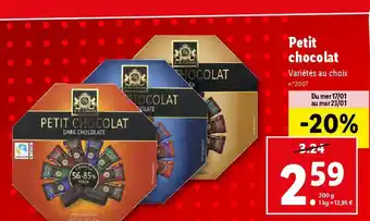 Lidl Petit chocolat offre