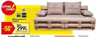 Conforama Banquette-Lit Palette583.95 offre
