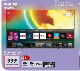Conforama Tèlèviseur UHD offre