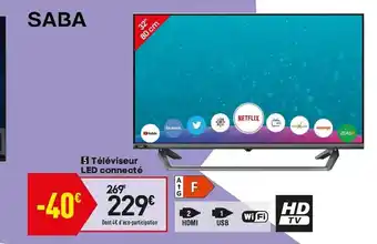 Tèlèviseur LED Connectè