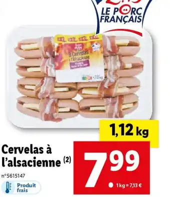 Lidl Cervelas à l'alsacienne (2) offre