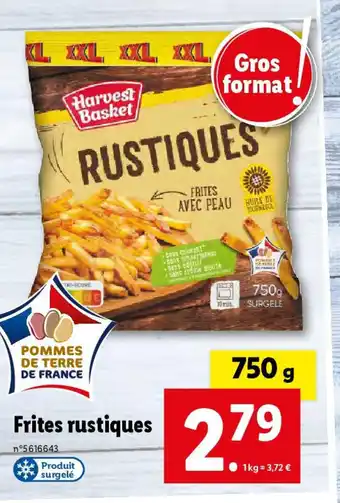 Lidl Frites rustiques offre