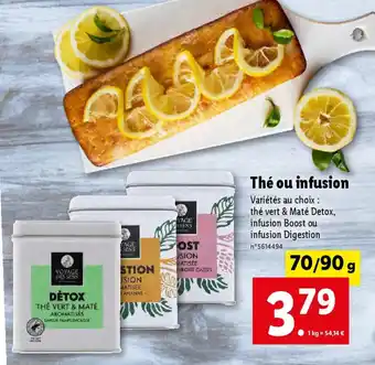 Lidl Thé ou infusion offre