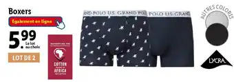 Lidl Boxers offre
