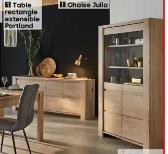 Conforama Buffet 4 Portes 1 Tiroir Portland offre