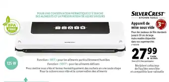 Lidl Appareil de mise sous vide offre