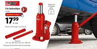 Lidl Cric hydraulique offre