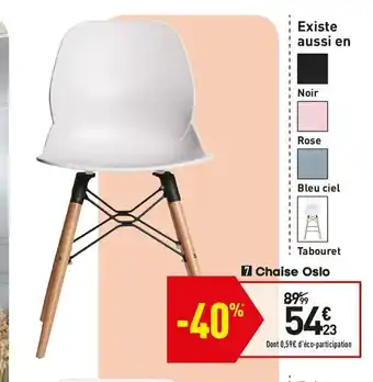 Conforama Chaise Oslo offre
