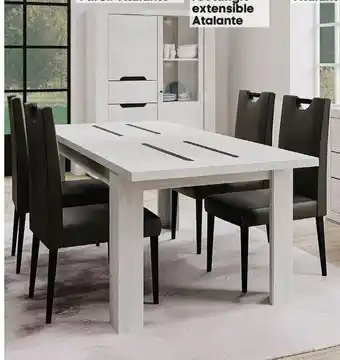 Conforama Table Rectangle Extensible Atalante offre