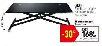 Table Basse Stand Up