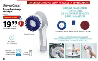Lidl Brosse de nettoyage électrique offre