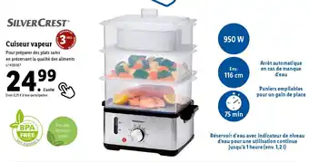 Lidl Cuiseur vapeur offre