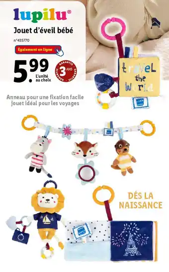 Lidl Jouet d'éveil bébé offre