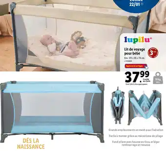 Lidl Lit de voyage pour bébé offre