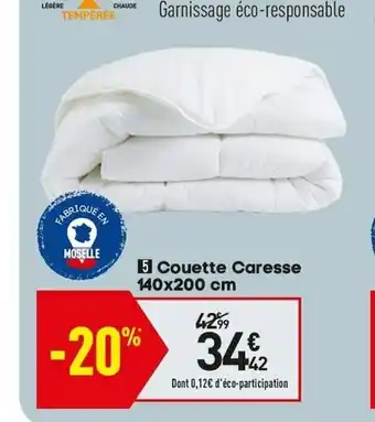 Conforama Couette Caresse offre