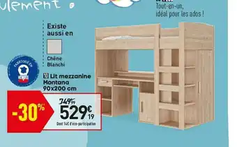 Conforama Lit Mezzanine Montana offre
