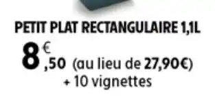 Intermarché PETIT PLAT RECTANGULAIRE 1,1L offre