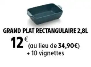 Intermarché GRAND PLAT RECTANGULAIRE 2,8L offre