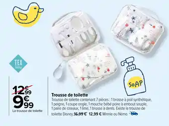 Carrefour Trousse de toilette offre