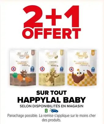 Carrefour SUR TOUT HAPPYLAL BABY offre