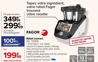 Carrefour Robot connect Réf. : FG0606 offre