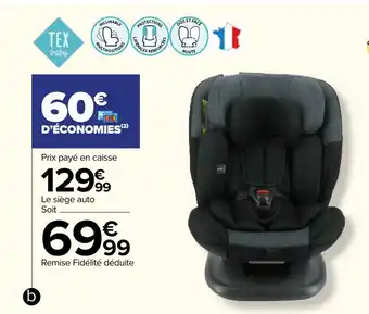 Carrefour Siège-auto de 40 à 150 cm offre