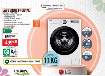 Cora x Carrefour LAVE LINGE FRONTAL offre
