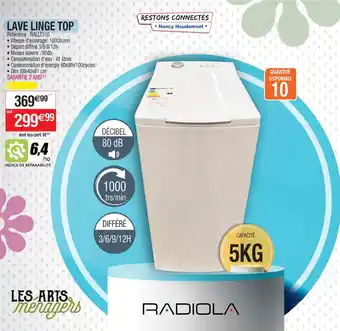 Cora x Carrefour LAVE LINGE TOP offre