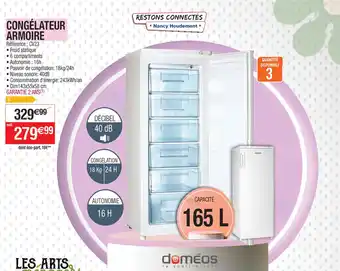 Cora x Carrefour CONGÉLATEUR ARMOIRE offre