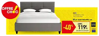 Conforama Lit adel 140x190 cm offre