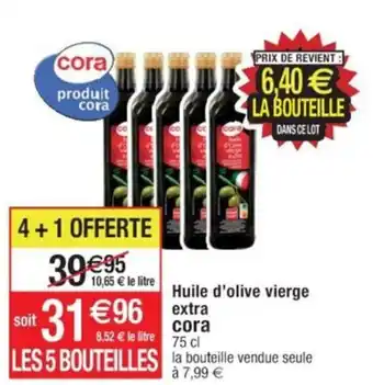 Cora x Carrefour Huile d'olive vierge cora offre