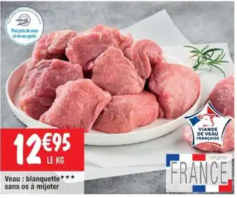 Cora x Carrefour Veau : blanquette** sans os à mijoter offre