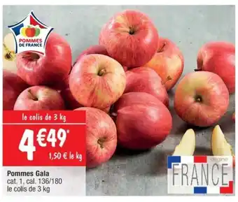 Cora x Carrefour Pommes Gala offre