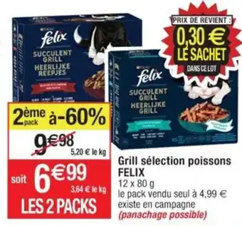 Cora x Carrefour Grill sélection poissons FELIX offre