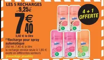 Cora x Carrefour Recharge pour spray automatique offre