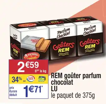 Cora x Carrefour REM goûter parfum chocolat LU offre